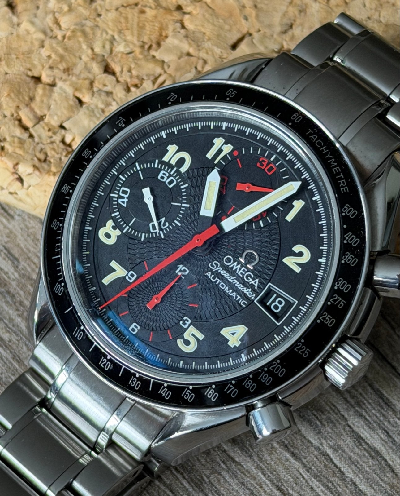 Omega Speedmaster Automatic Chronograaf Herenhorloge, Staal, Staal, Polshorloge, Ophalen of Verzenden