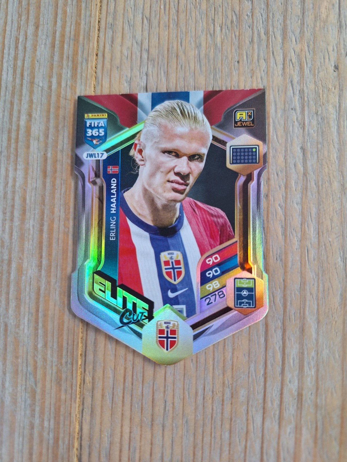 Panini FIFA 365 Erling Haaland JWL17, Ophalen of Verzenden, Zo goed als nieuw, Buitenlandse clubs, Spelerskaart