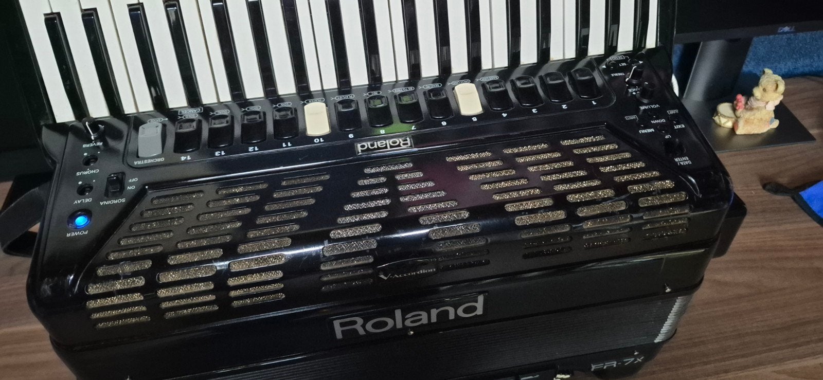 Roland FR7X accordeon, Ophalen, Gebruikt, 120-bas, Overige merken