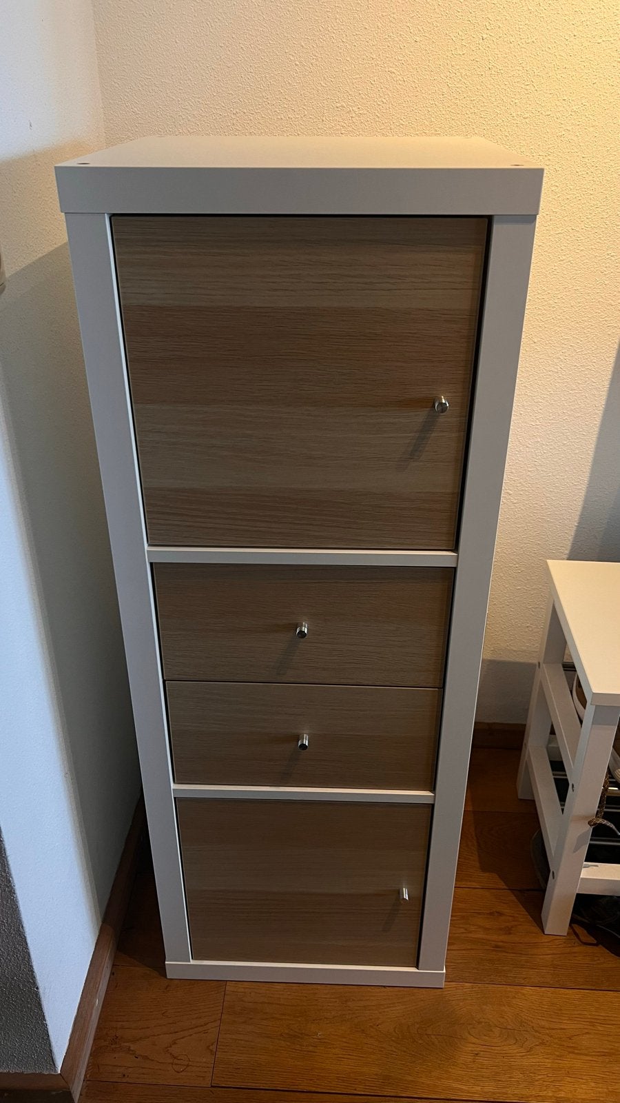 IKEA Kallax Kast met Lades en Deuren - 40x40x110 cm, Ophalen, Gebruikt