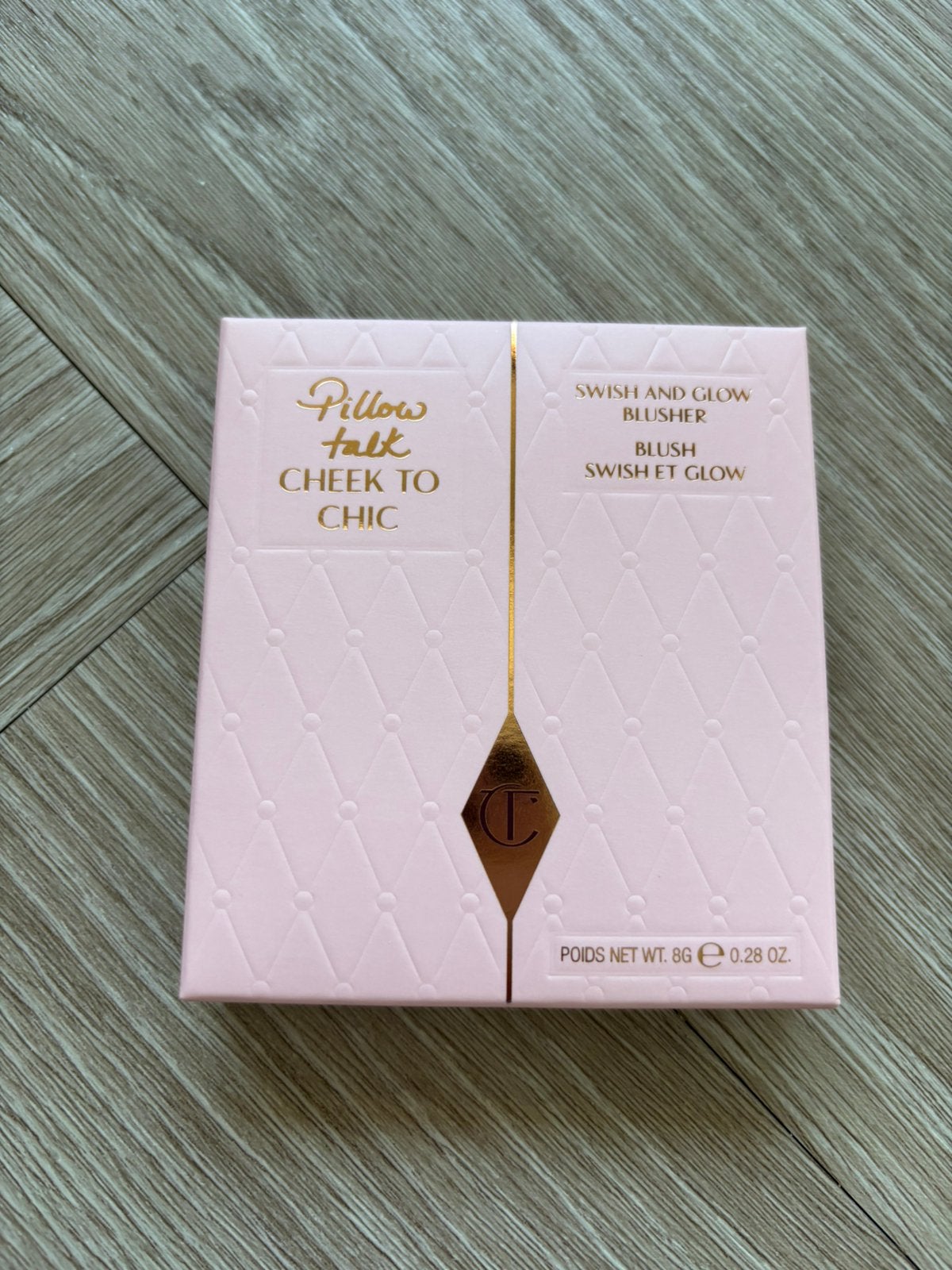 Charlotte Tilbury - Pillow Talk cheek to chic, powder blush, Ophalen, Wangen, Nieuw, Make-up