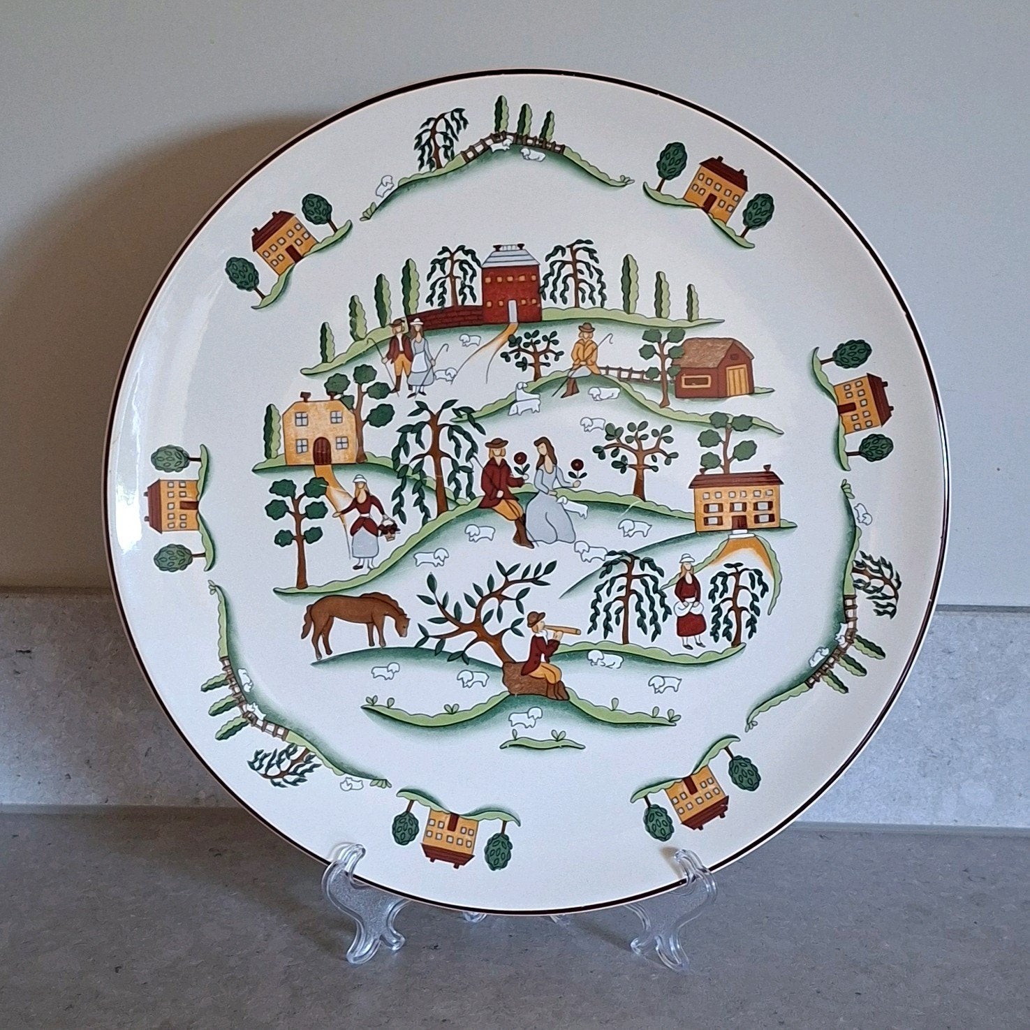 Prachtige Vintage Mason's Ironstone 'Country Lane', Ophalen of Verzenden