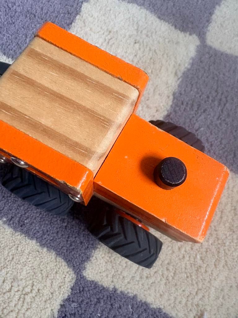 Houten speelgoed wals, Ophalen of Verzenden, Gebruikt, Rij- of Hobbelspeelgoed