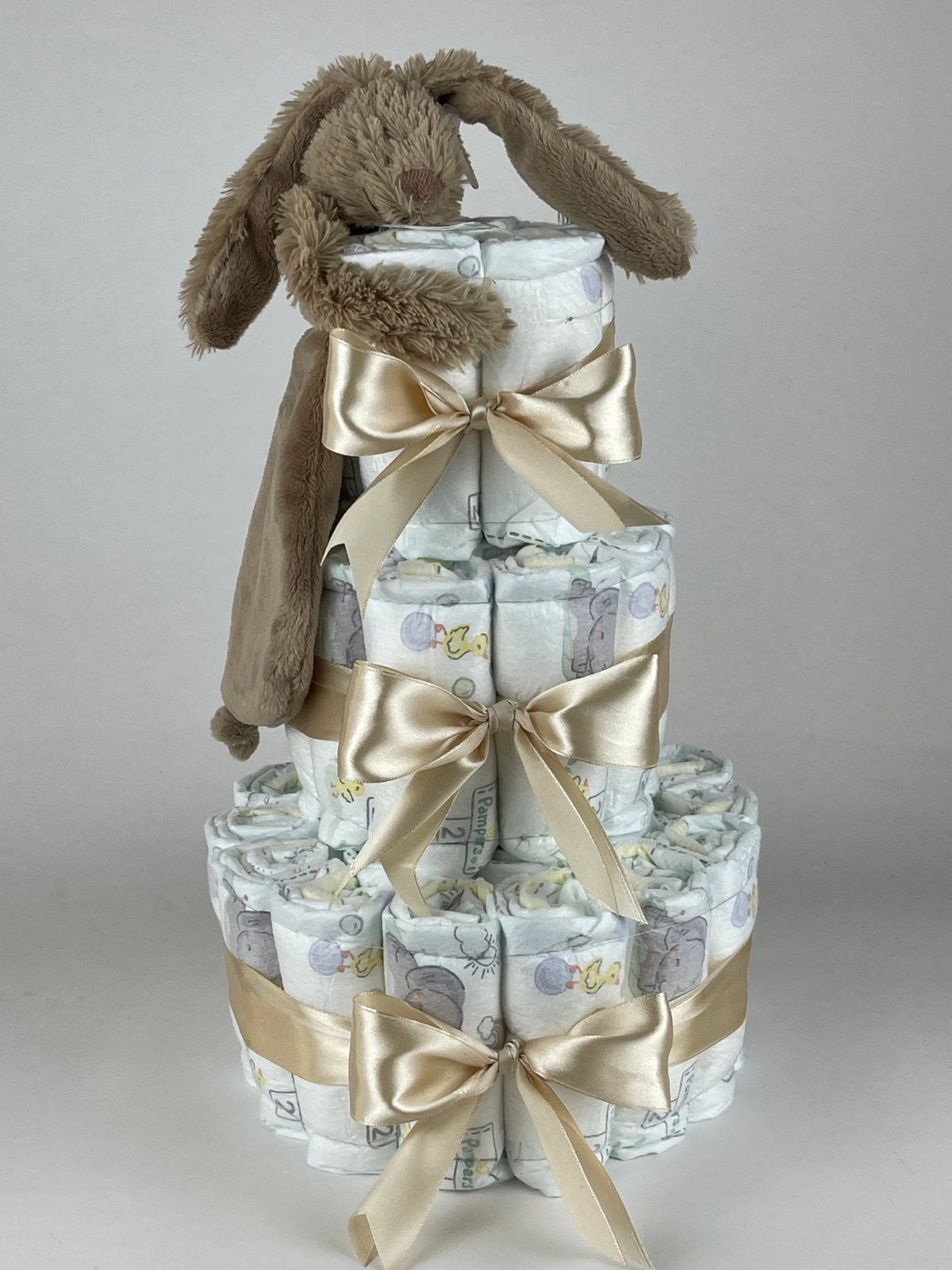Luiertaart happy horse tut konijn richie clay bruin beige, Ophalen of Verzenden, Nieuw, Kraamcadeau