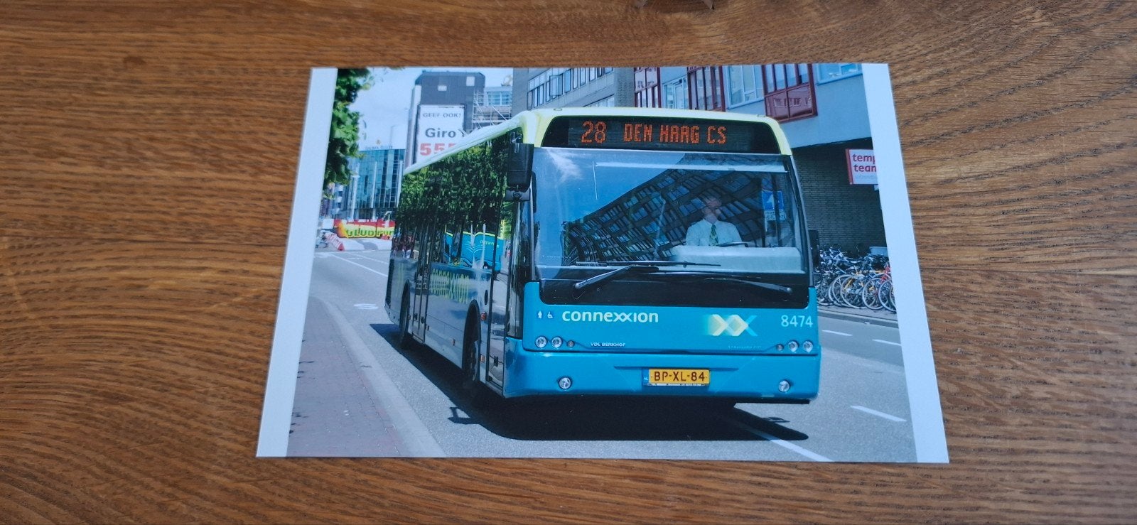 Bus foto Connexxion 8474 - Leiden, Ophalen of Verzenden, Zo goed als nieuw, Bus of Metro, Overige typen