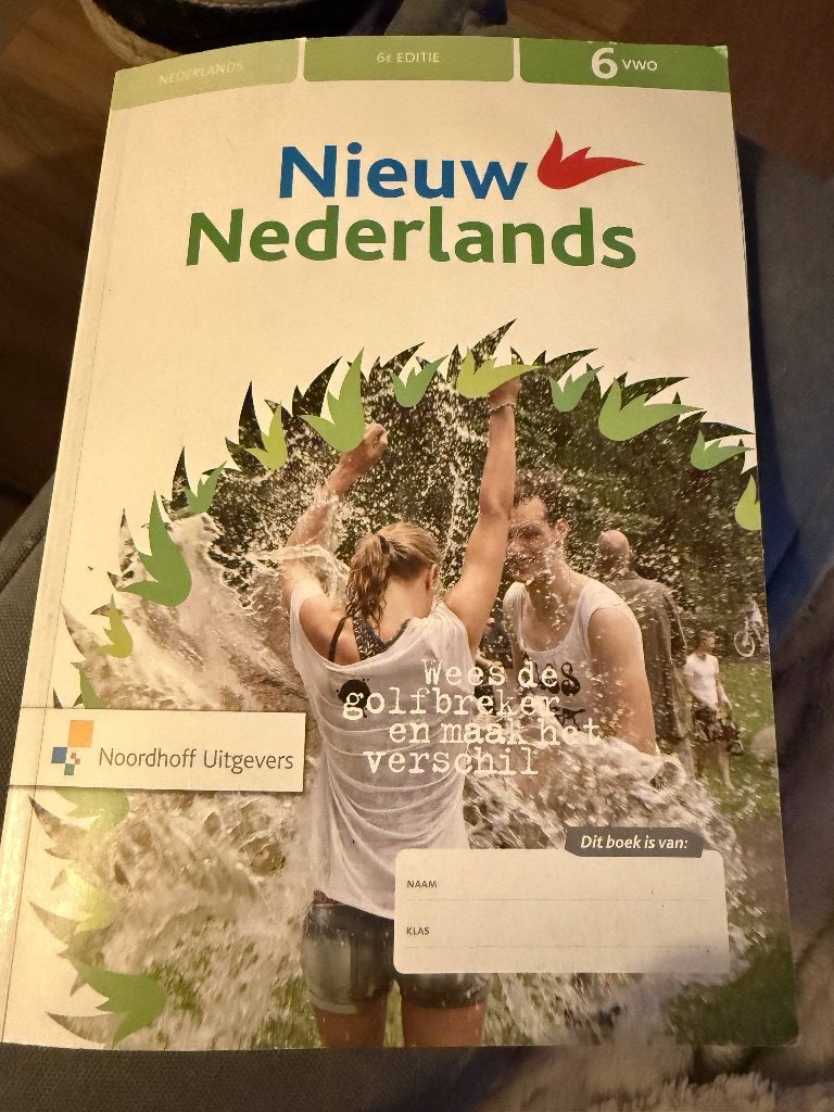 Nieuw Nederlands 6 VWO, VWO, Nieuw, Ophalen of Verzenden, Noordhoff Uitgevers