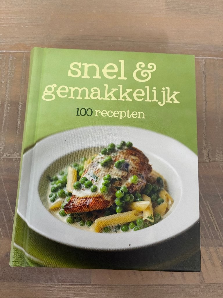 Kookboekje: Snel en gemakkelijk, Hoofdgerechten, Gezond koken, Ophalen of Verzenden, Zo goed als nieuw
