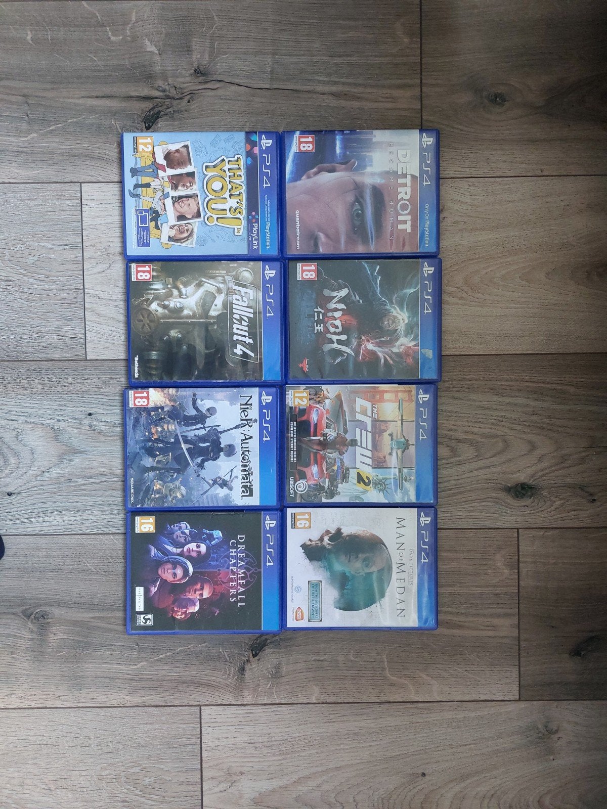 PS4 Games: Detroit, Nioh, Fallout 4, Nier, Crew 2, Man of, Ophalen, Gebruikt, Vanaf 18 jaar, Overige genres