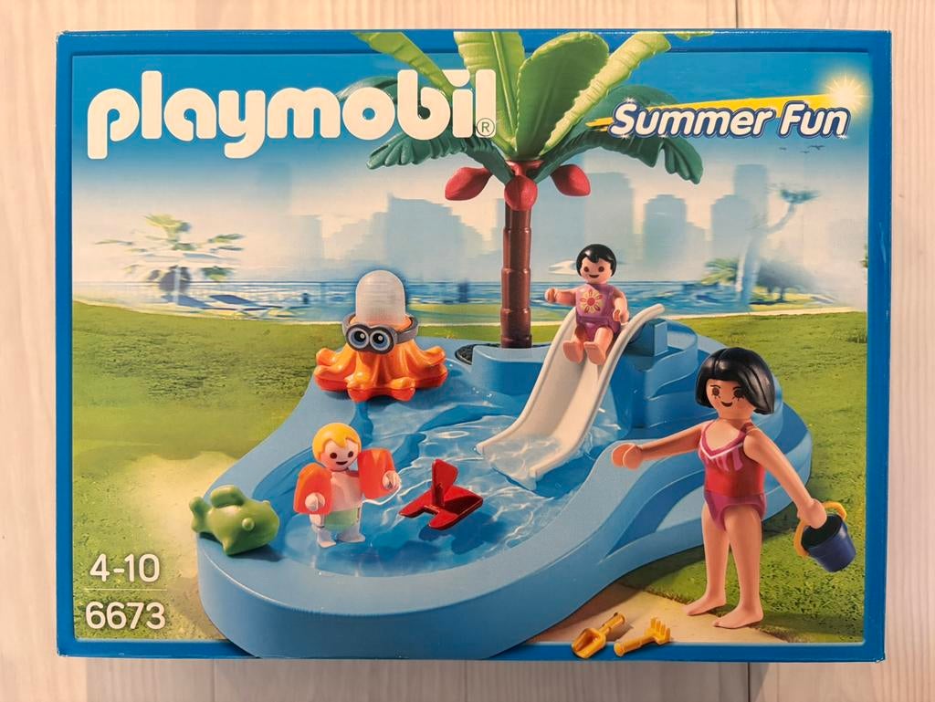 Playmobil zwembadje, Ophalen, Zo goed als nieuw