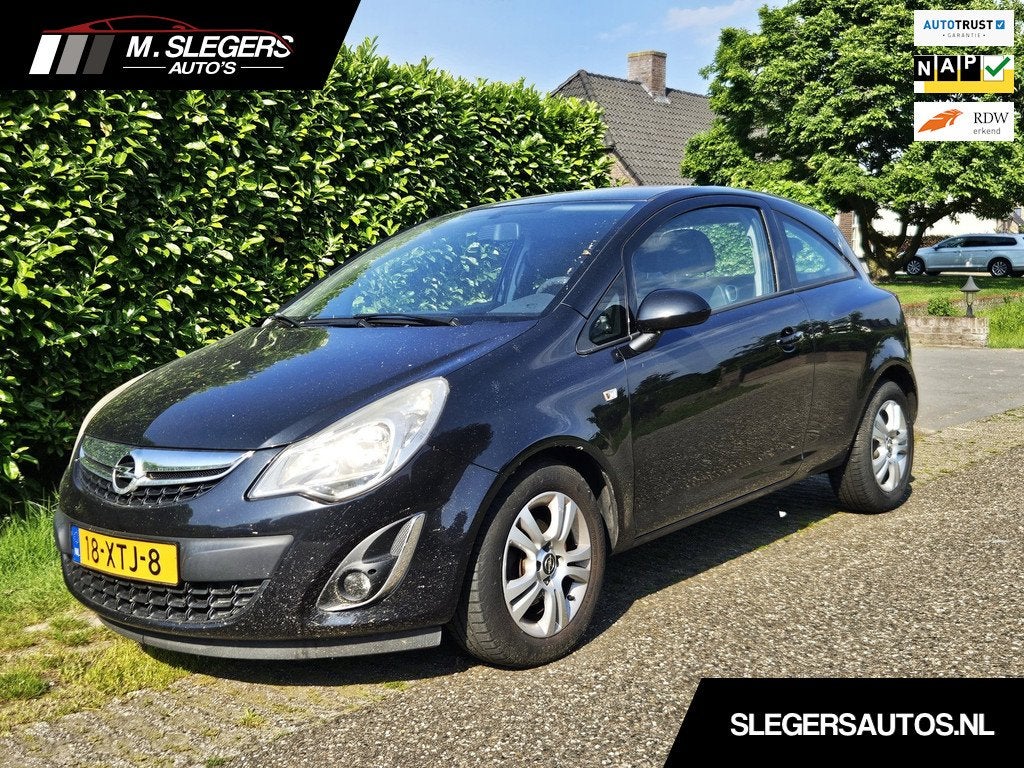Opel Corsa 1.2-16V Anniversary Edition*Airco*Nieuwe APK, Auto's, Opel, Voorwielaandrijving, Euro 5, 1229 cc, Zwart