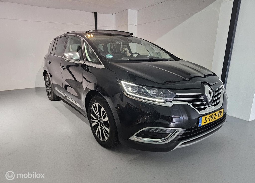 Renault Espace 1.6 dCi Initiale Paris 7p. Zwart, Auto's, Renault, Gebruikt, Euro 6, 4 cilinders, 2000 kg