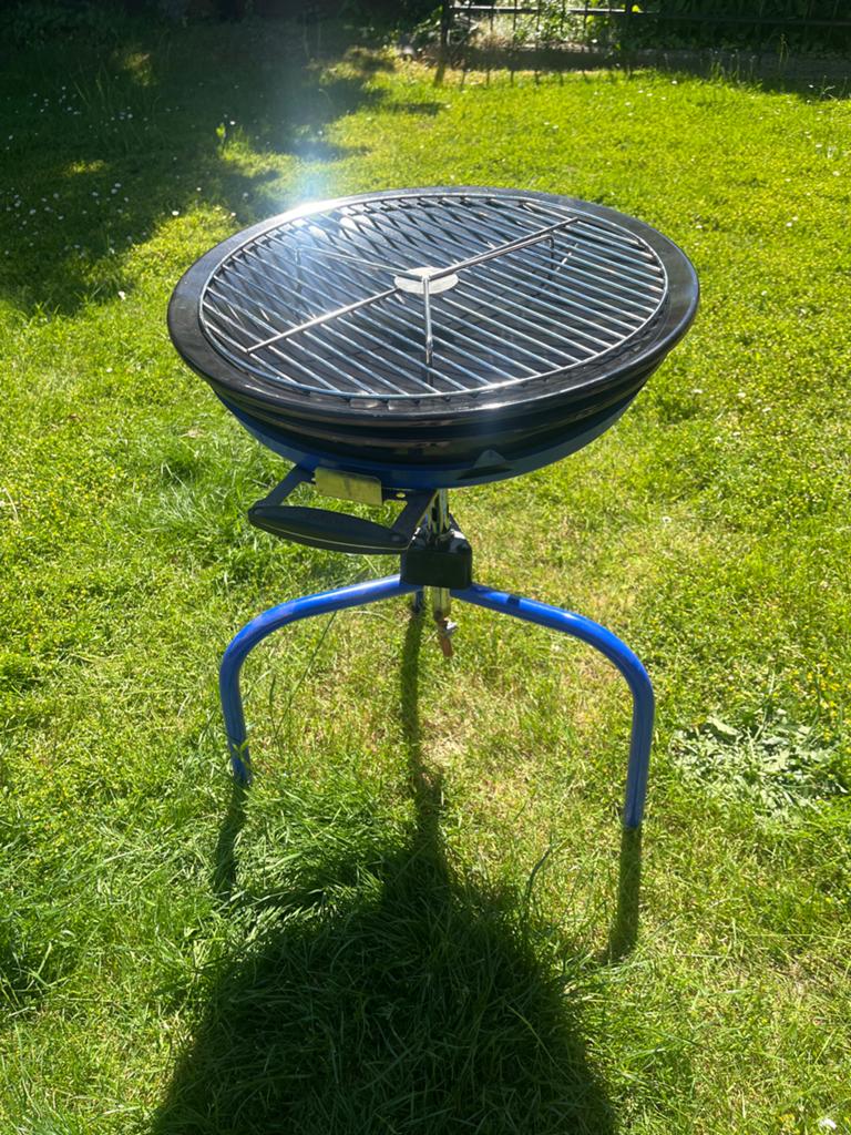 Cadac skottelbraai, Ophalen, Gebruikt