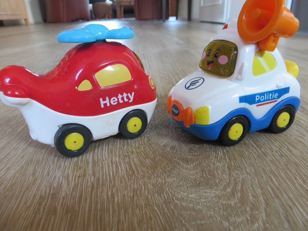 2x Vtech auto's, Ophalen of Verzenden, Zo goed als nieuw, 6 jaar of ouder