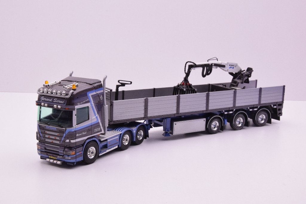 Scania 144  '' Gerard Serne  transport ''  Tekno, Ophalen of Verzenden, Zo goed als nieuw, Bus of Vrachtwagen, Tekno