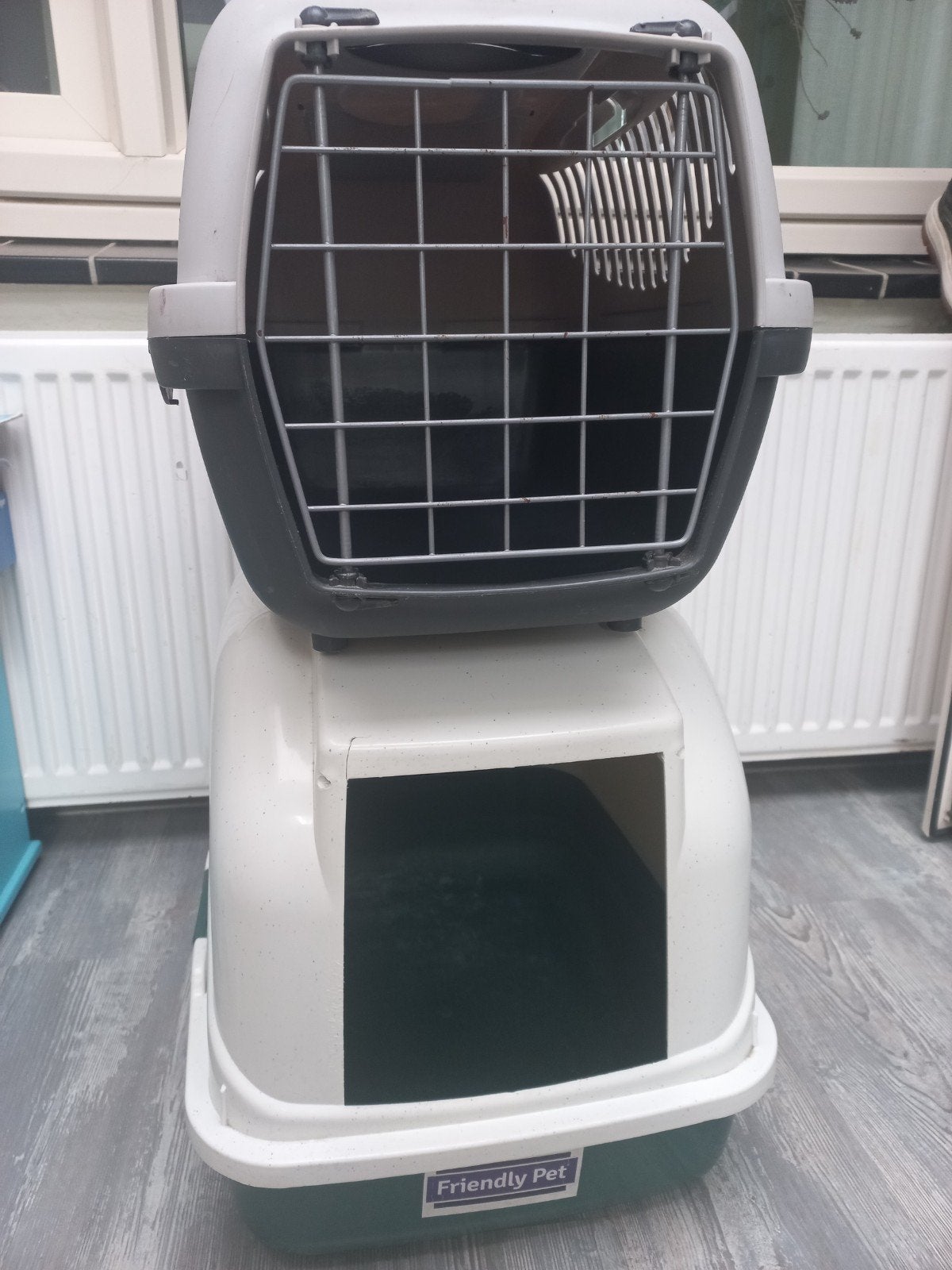 Kattenbak en transport bench, Dieren en Toebehoren, Ophalen, Zo goed als nieuw