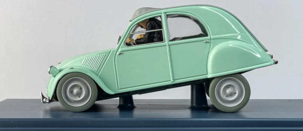 Citroen 2CV A 1948 Janssens Dupondt Kuifje 1/24 TINTIN # 8, Verzenden, Nieuw, Auto, Overige merken