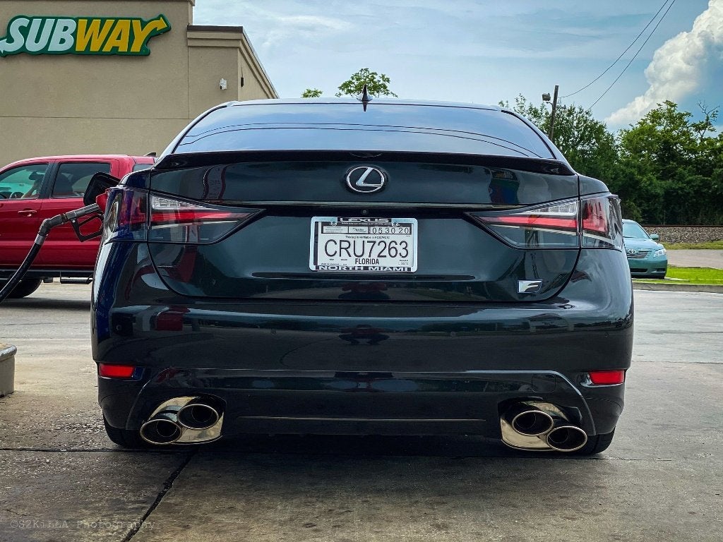 Invidia Q300 RVS Sport dempers t.b.v Lexus RC300h -F Sport, Ophalen of Verzenden, Gebruikt, Lexus