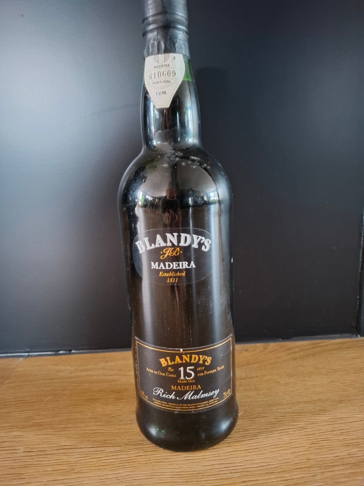 Blandy's 15 Jaar Oude Rich Malmsey Madeira Wijn, Overige gebieden, Overige typen, Nieuw, Ophalen of Verzenden