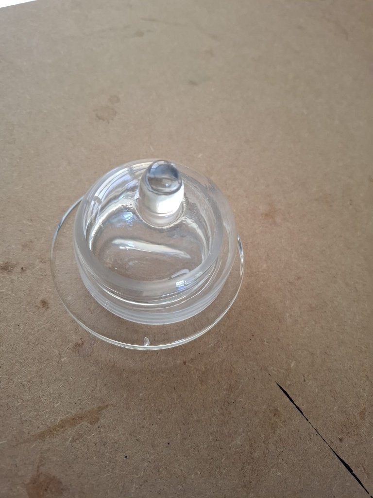klein glazen botervlootje, Ophalen, Glas of Glazen, Overige stijlen, Glas