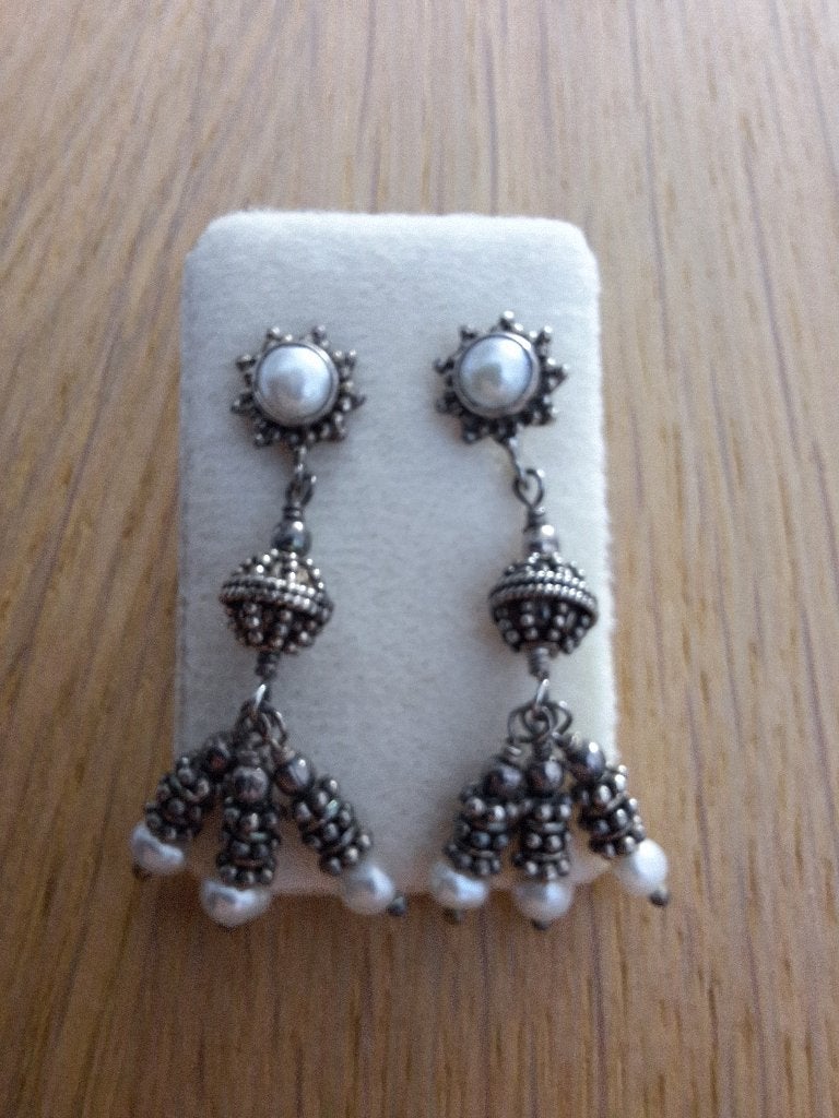 Oorstekers met parels, Sieraden, Tassen en Uiterlijk, Hangers, Verzenden, Wit, Nieuw