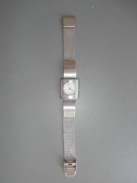 Horloge Vintage Stainless Steel 1975, Overige merken, Staal, Gebruikt, Staal