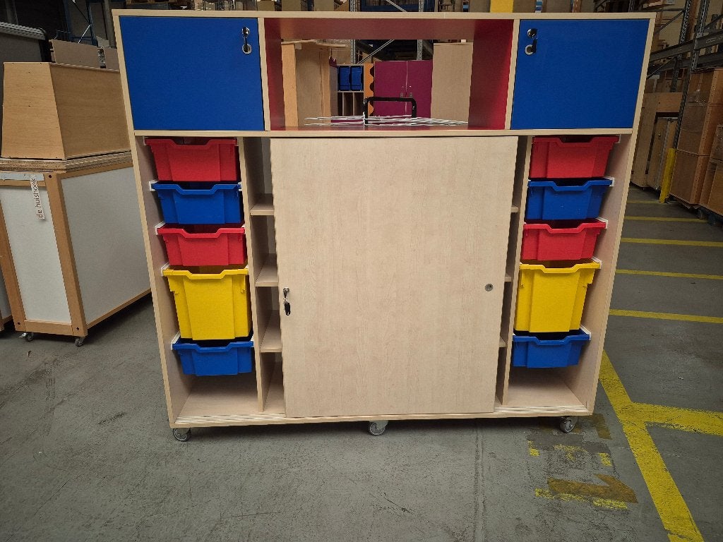 Grote Castilo knutselkast /KDV-kast / Schuifdeurkast, Gebruikt, Kast, 50 tot 70 cm, 105 cm of meer