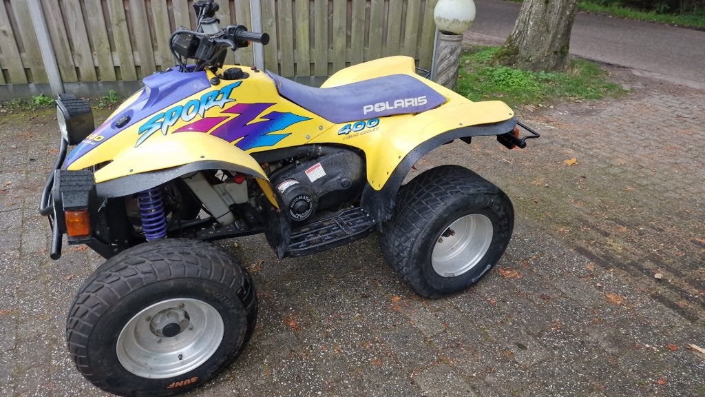 Quad  polaris sport 400cc 2takt  kenteken l7e, 400 cc, 1 cilinder, 12 t/m 35 kW