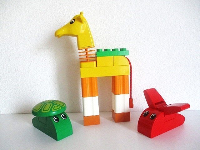 duplo giraffe met buigzame nek, Ophalen of Verzenden, Gebruikt, Duplo