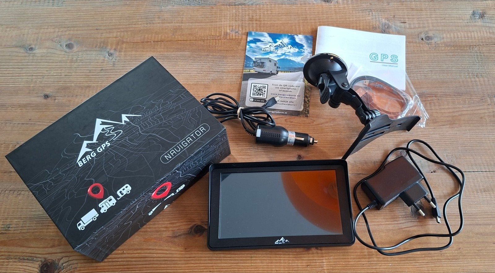 Berg GPS 7-inch Camper Navigatie BG7000C zgan, Ophalen of Verzenden, Zo goed als nieuw