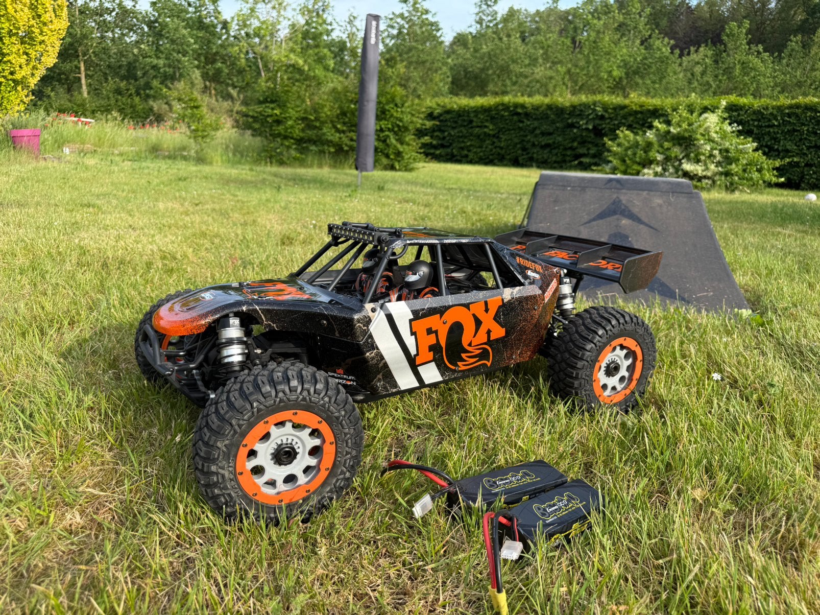 Losi 1/5 DBXL-E 2.0 4WD Desert Bugy FOX, Auto offroad, Zo goed als nieuw, RTR (Ready to Run), Overige schalen
