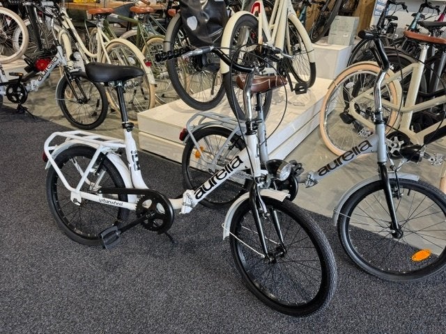 Aurelia vouwfiets 20 inch wit en grijs nu €125, Overige merken, Velgrem, Nieuw, Ophalen of Verzenden