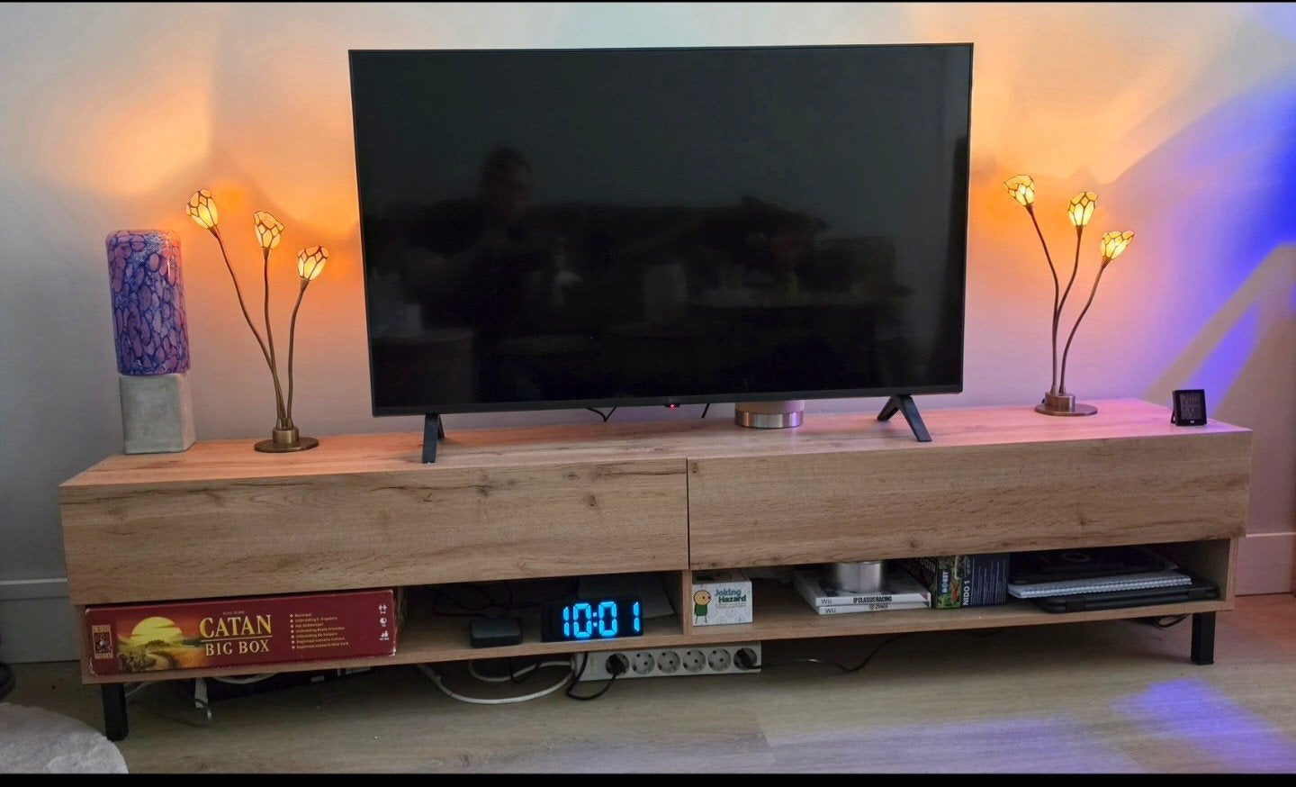 lowboard tv meubel, Ophalen, 25 tot 50 cm, Minder dan 100 cm