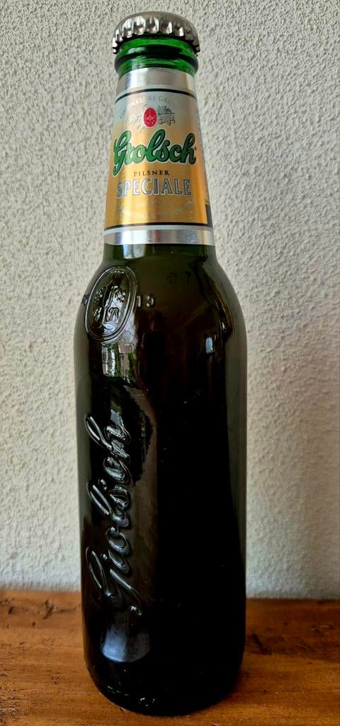 Volle speciale fles GROLSCH speciale pilsener. Bier van 2008, Ophalen of Verzenden, Zo goed als nieuw, Flesje(s), Grolsch