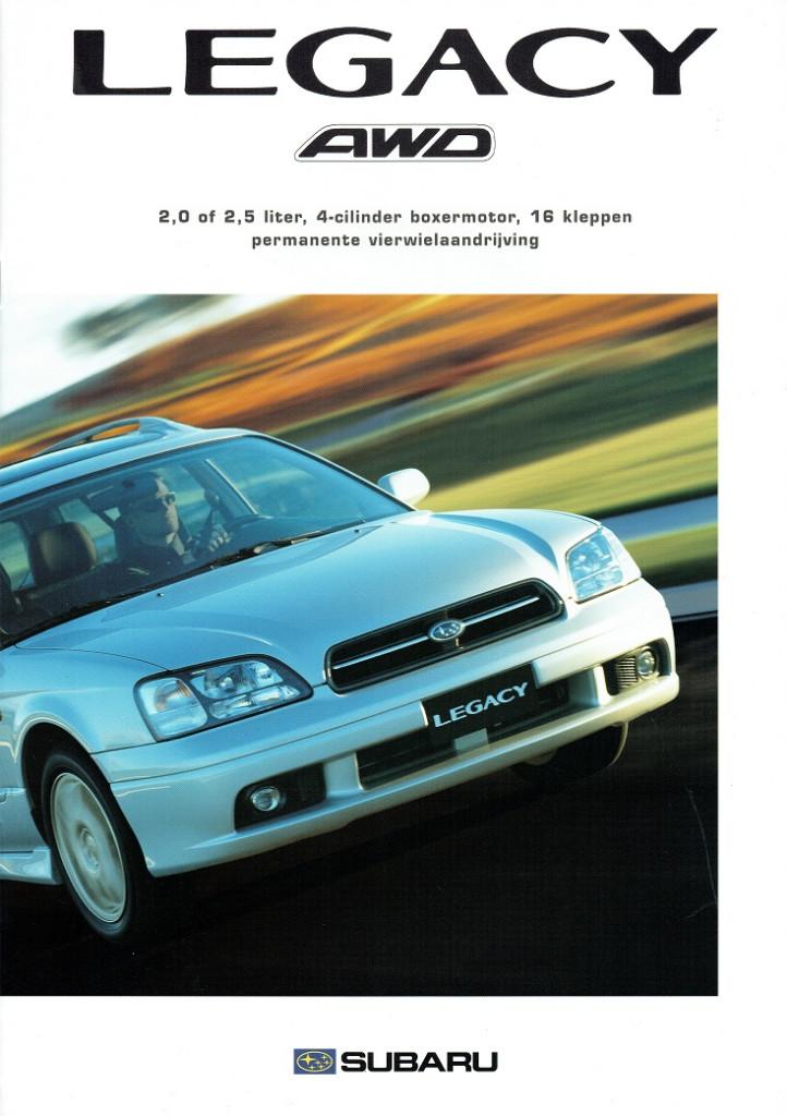 Folder Subaru Legacy (ca.2001), Boeken, Auto's | Folders en Tijdschriften, Gelezen, Overige merken, Verzenden