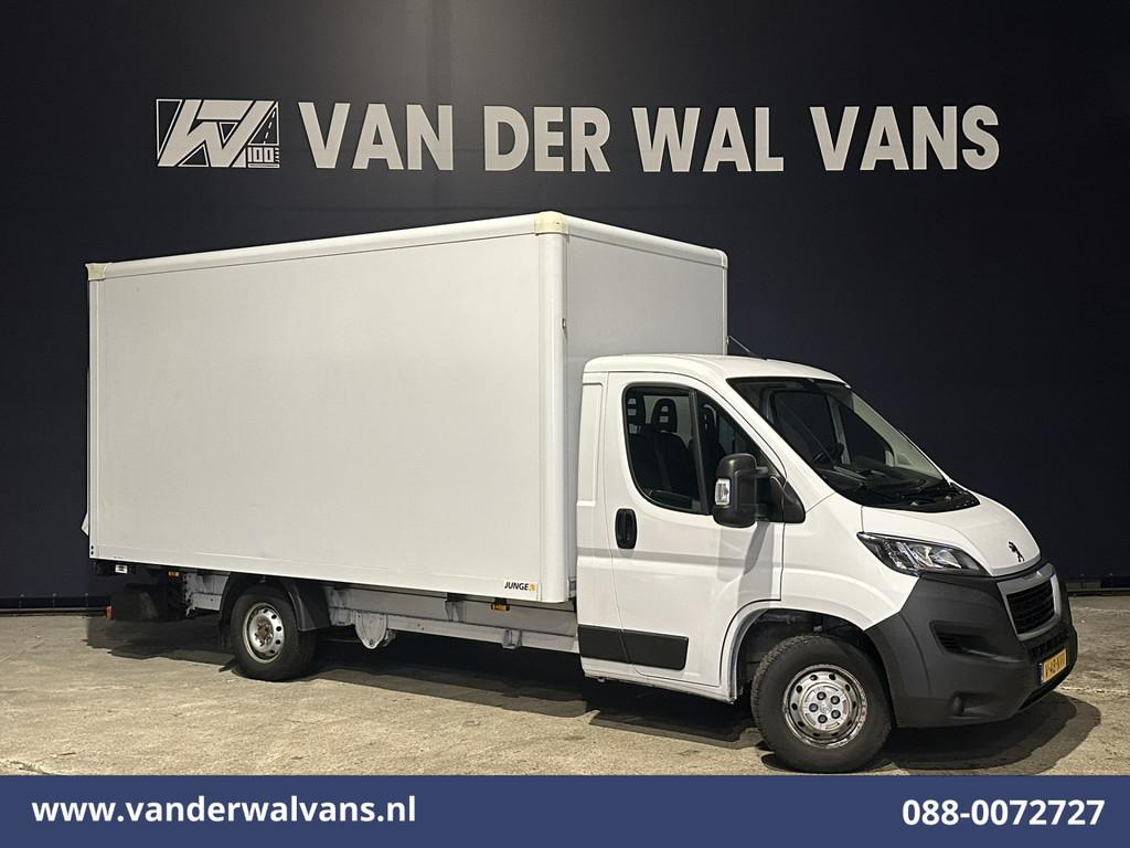 Peugeot Boxer 2.2 BlueHDi 141pk Bakwagen 436cm Lang Laadklep, Voorwielaandrijving, Stof, Gebruikt, 4 cilinders