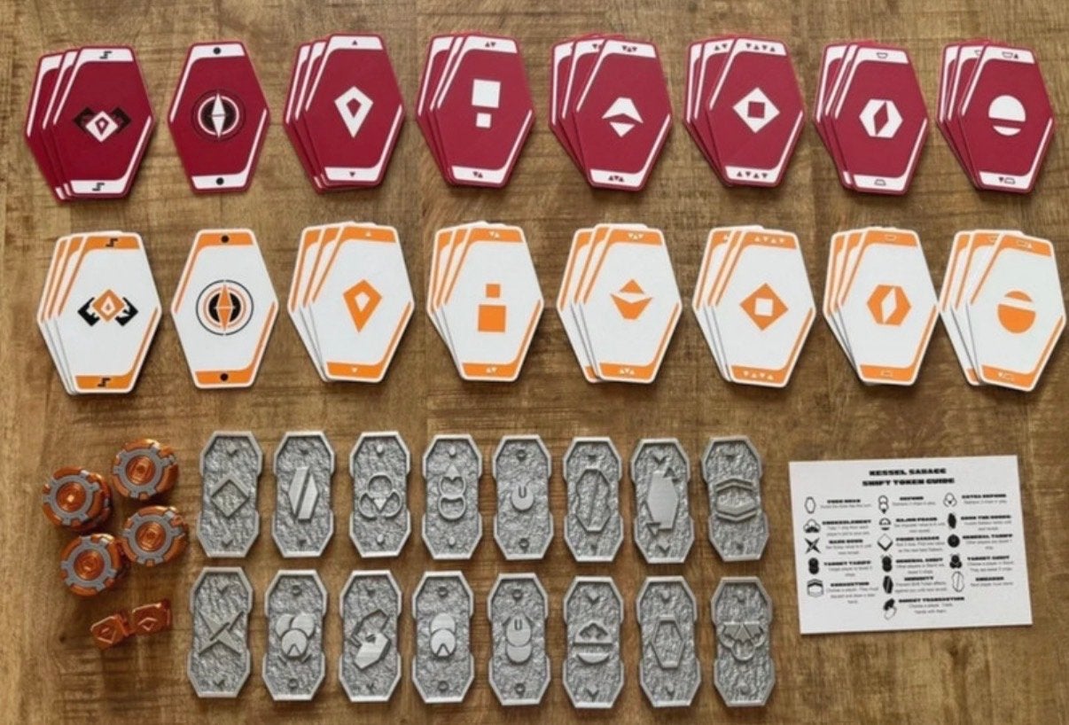 Star Wars Outlaws Kessel Sabacc Deluxe Speelset, Drie of vier spelers, Ophalen, Zo goed als nieuw