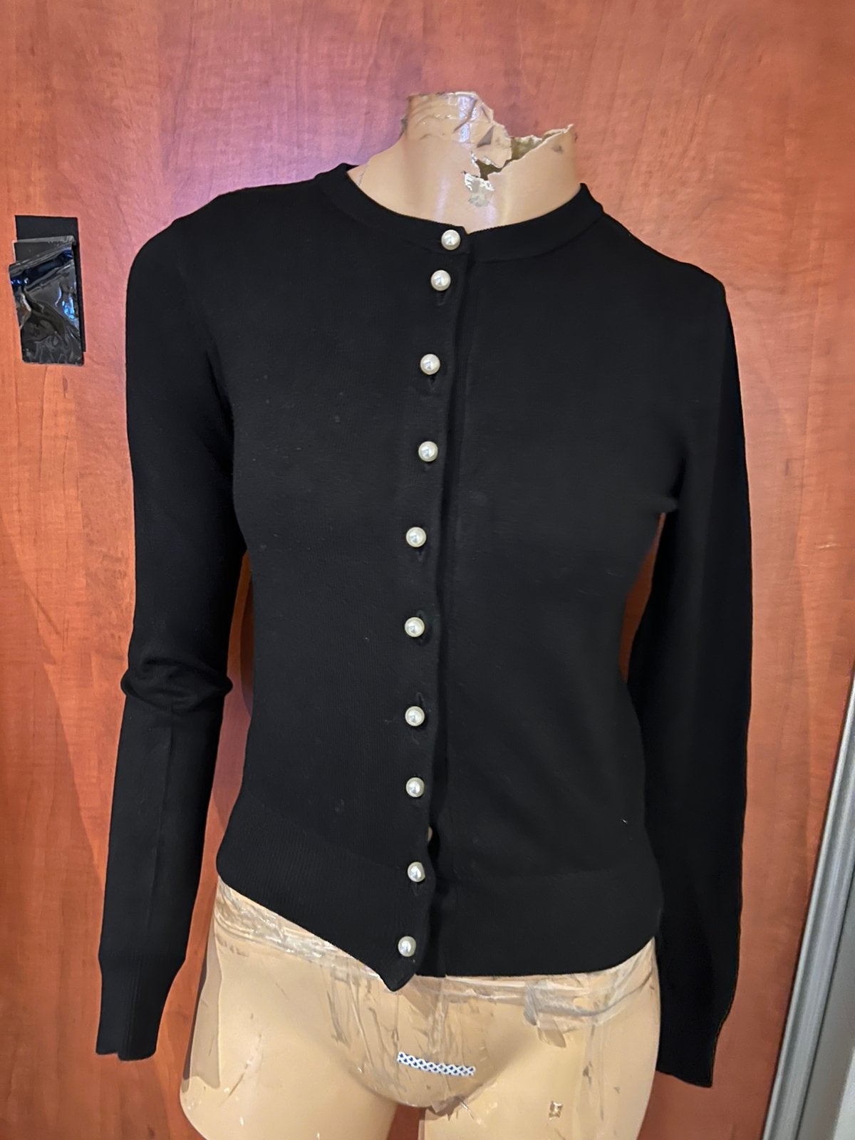 H&M vest met parels xs zgan, Ophalen of Verzenden, Zo goed als nieuw, Maat 34 (XS) of kleiner, Zwart