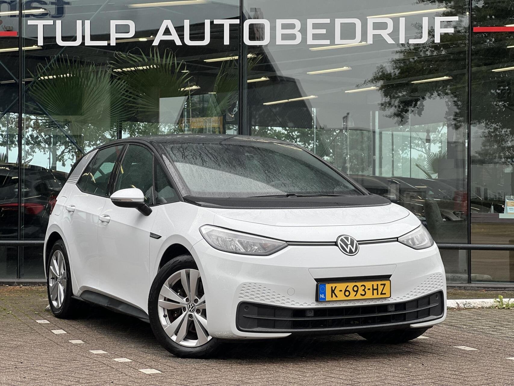 Volkswagen ID.3 Life 58 kWh Clima Cruise LED PDC NAP BTW, Auto's, Automaat, Gebruikt, ID.3, Wit
