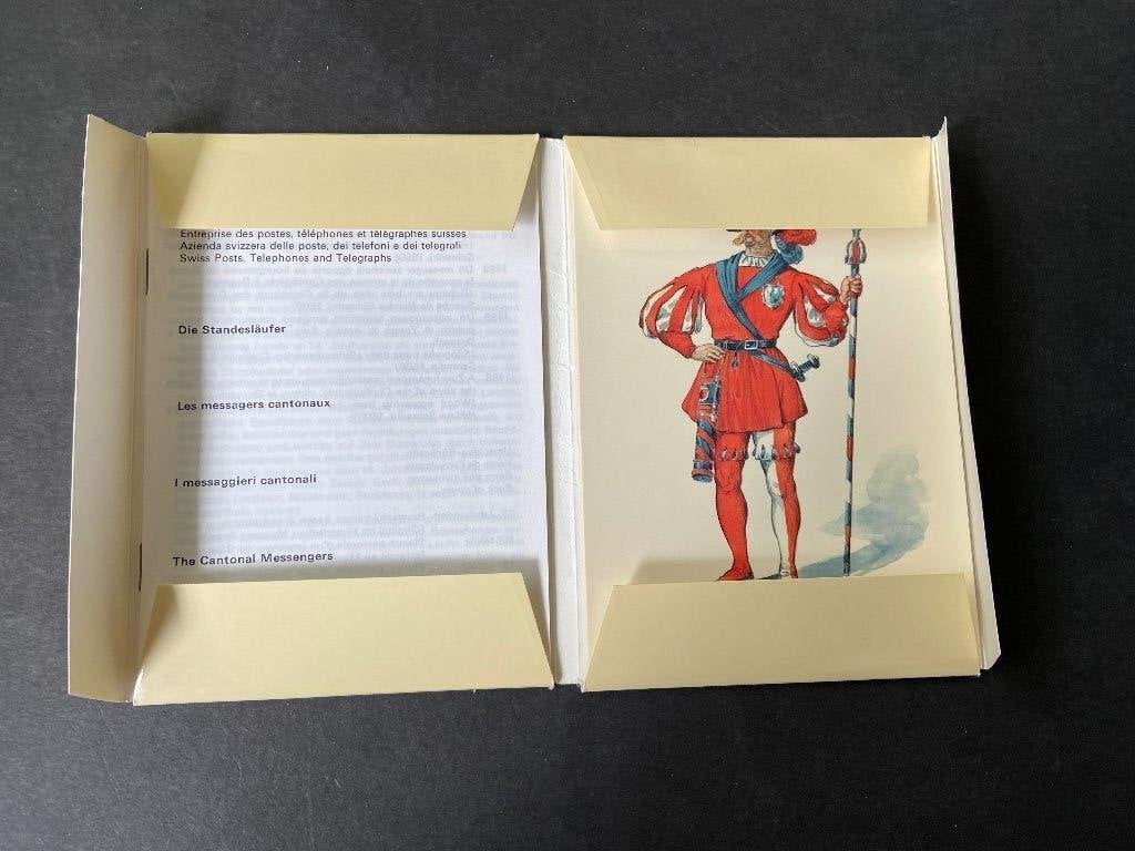 Die Standesläufer der 13 Alten Orte aus der Schweiz., Ophalen of Verzenden, 1920 tot 1940, Ongelopen, Overig Europa