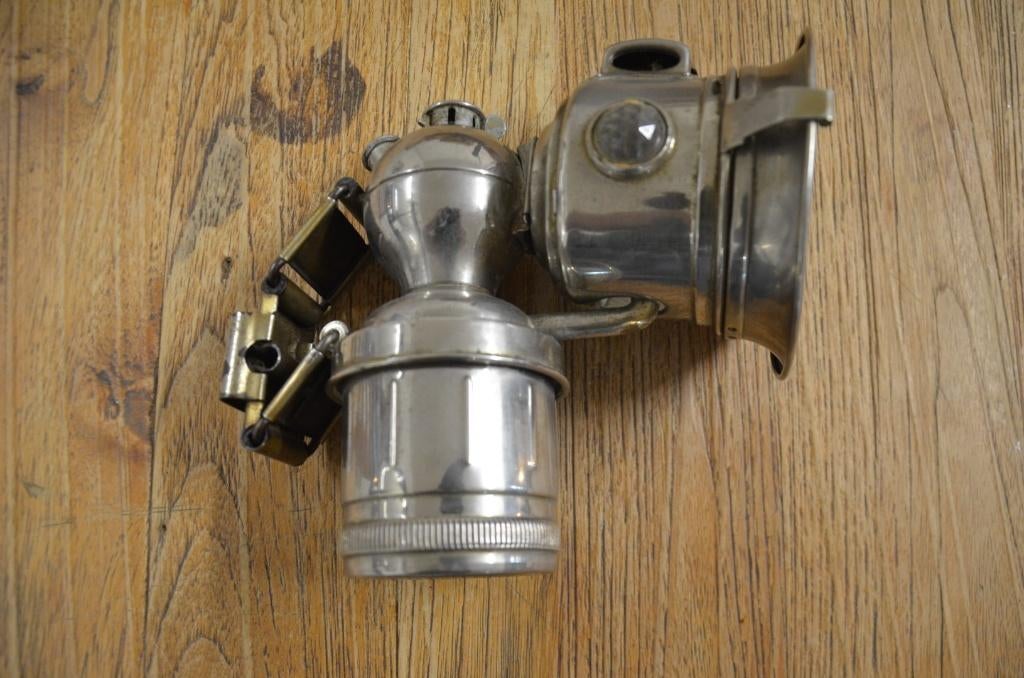 Antieke Fiets-Carbidlamp, Ophalen of Verzenden