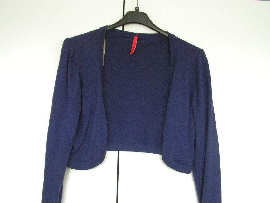 Donkerpaars vestje/bolero maat S., Ophalen of Verzenden, Gedragen, Maat 36 (S), Paars