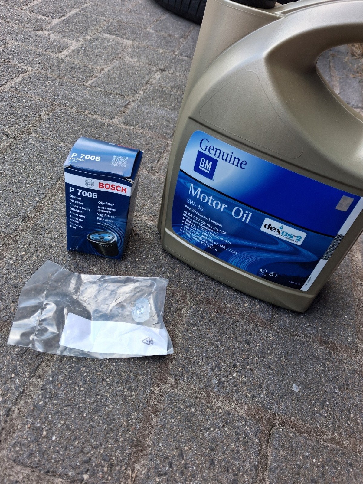 motorolie 5w30 oliefilter carterplug opel astra h, Ophalen