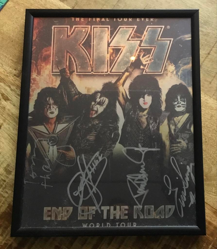 KISS Litho Origineel End Of The Road Meet & Greet Gesigneerd, Ophalen of Verzenden