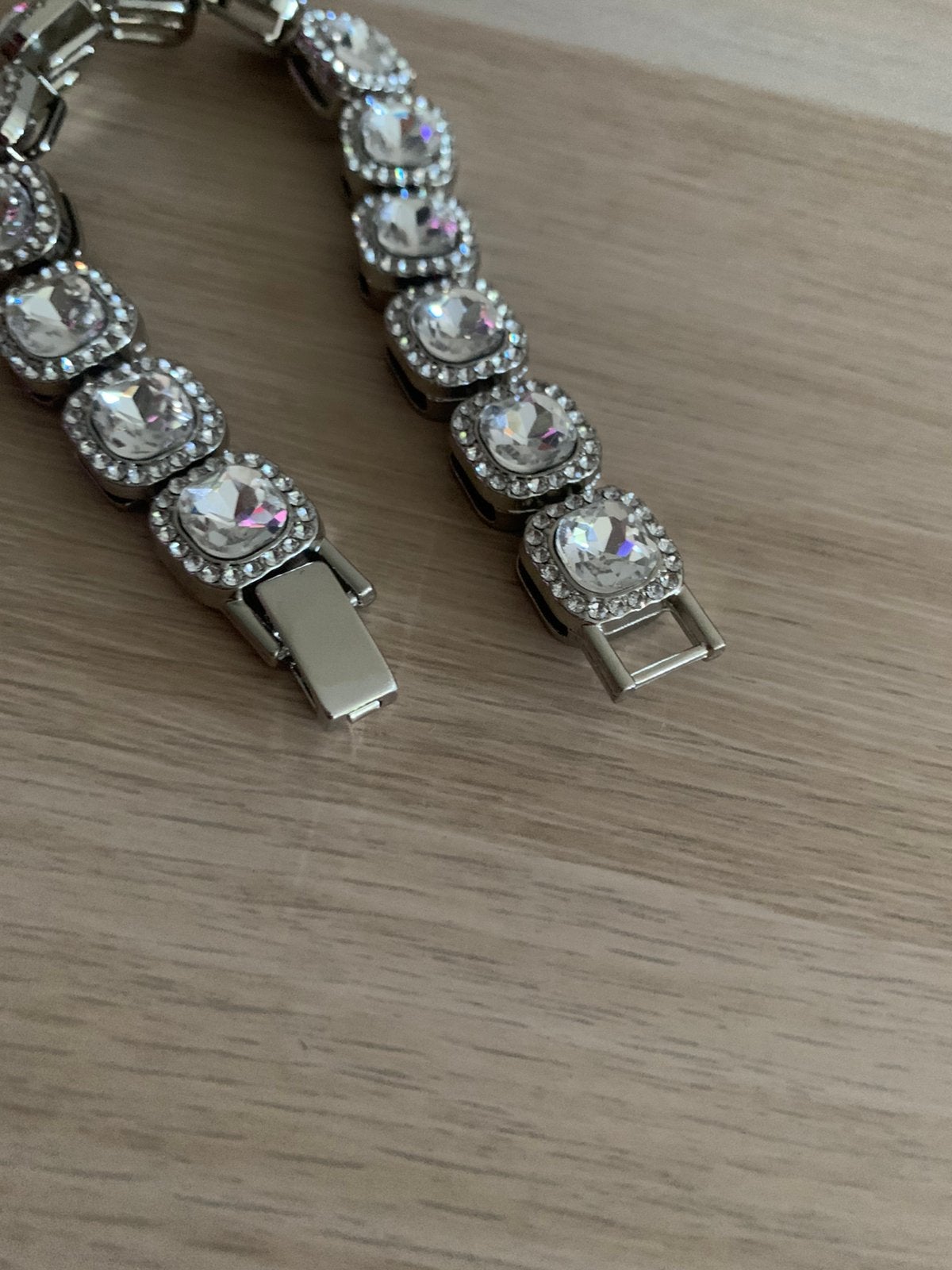 Vierkante Halo Tennisarmband, Ophalen of Verzenden, Nieuw