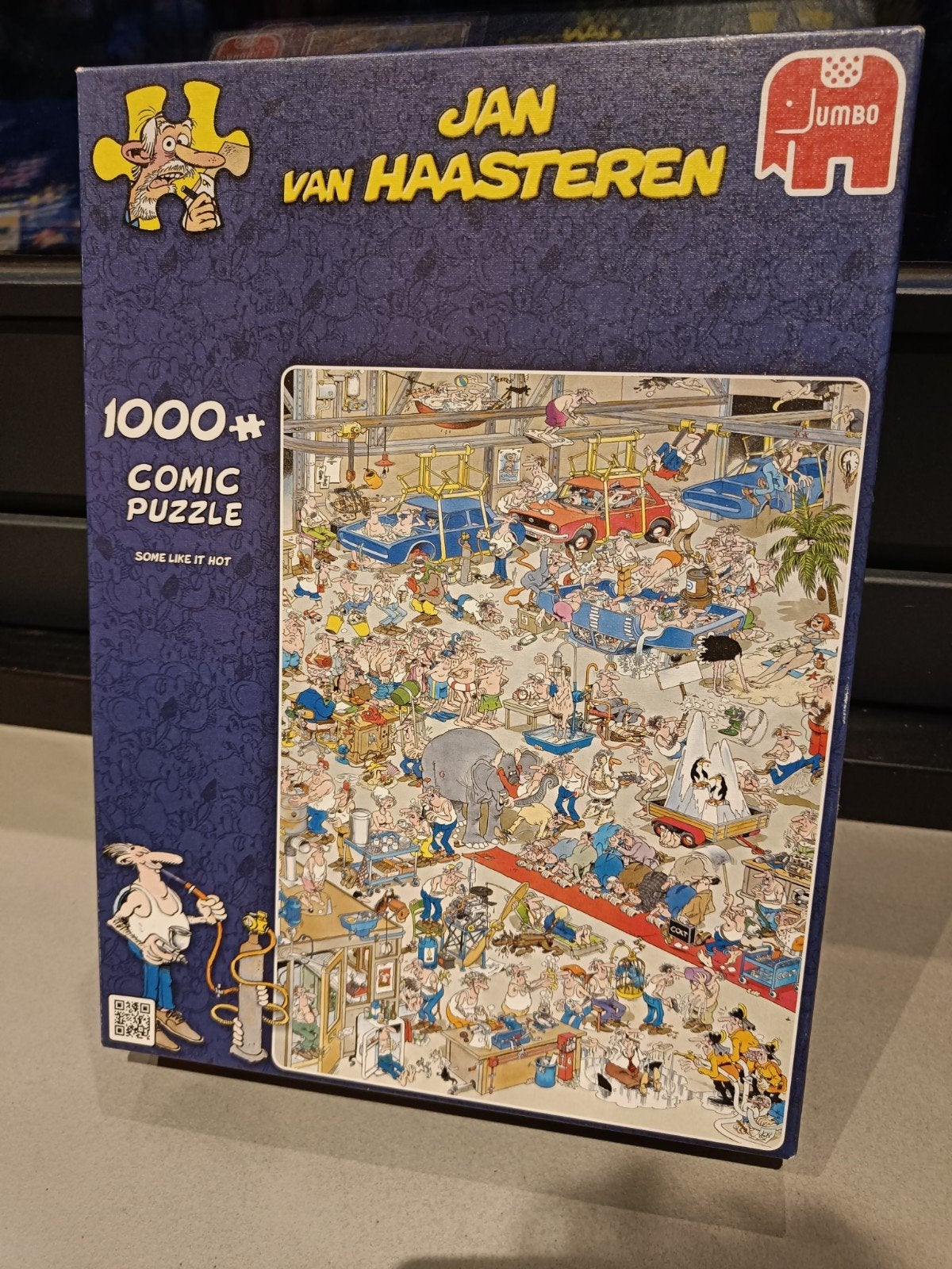 Jan van Haasteren puzzel - Some Like It Hot (1000+ stukjes), Ophalen of Verzenden, 500 t/m 1500 stukjes, Zo goed als nieuw, Legpuzzel