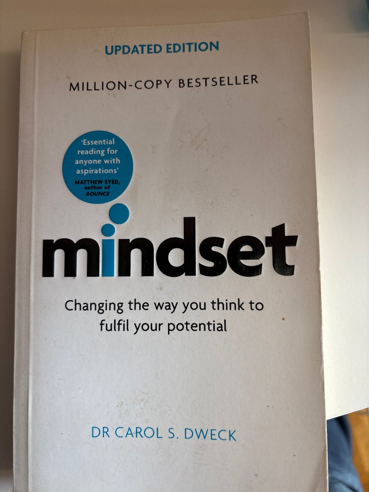 Mindset: Changing the way you think to fulfil your potential, Boeken, Ophalen of Verzenden, Zo goed als nieuw, Overige onderwerpen