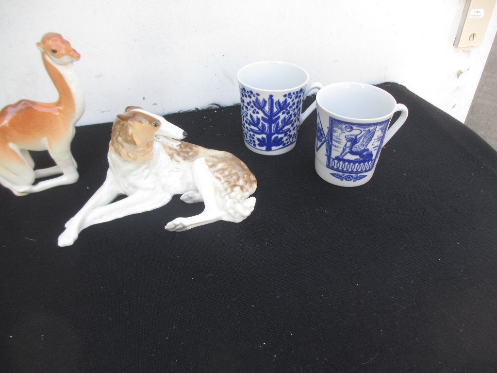 Div Lomonosov Imperial Porcelain Factory beeldjes+bekers, Ophalen of Verzenden