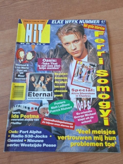 Hitkrant 1996 Ferri Somoygi Westzijde Posse Eternal Oasis, Ophalen of Verzenden, 1980 tot heden, Nederland, Tijdschrift