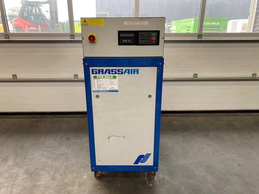 Grassair WIS 11.7 Silent 4 kW 550 L / min 12 Bar Schroefcomp, Ophalen of Verzenden