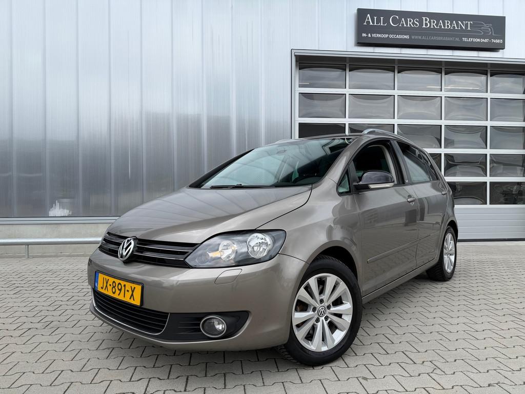 Volkswagen Golf Plus 1.4 TSI Highline / automaat/ navi/ stoe, Auto's, Euro 5, Gebruikt, Bruin, Alcantara